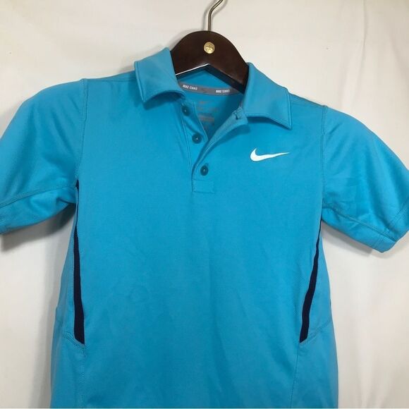 Nike Dri-fit Polo Women’s Small Blue Standard Fit Shirt - Picture 3 of 6